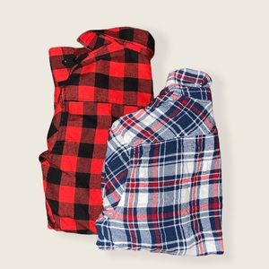 Plaid Long Sleeve Button Down